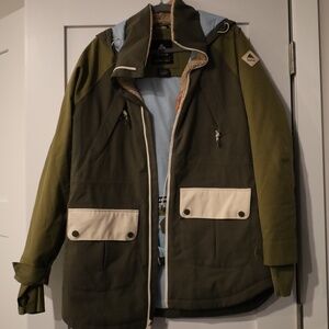 Burton Prowess Green Snow Jacket - Size Medium